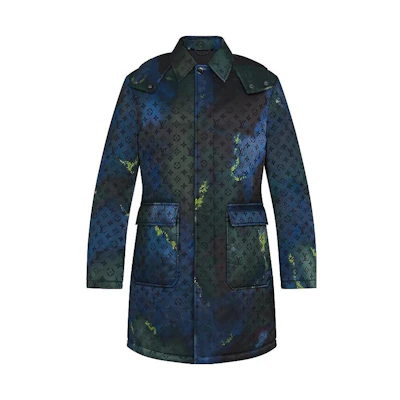Louis Vuitton FW22 Logo Print Multicolor Hooded Jacket Men 1A90J9