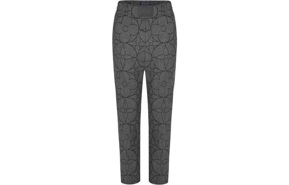 Order Pantalones Casuales Grises Hombre LOUIS VUITTON FW22 Logo Cintura Elástica. 1A8HMX