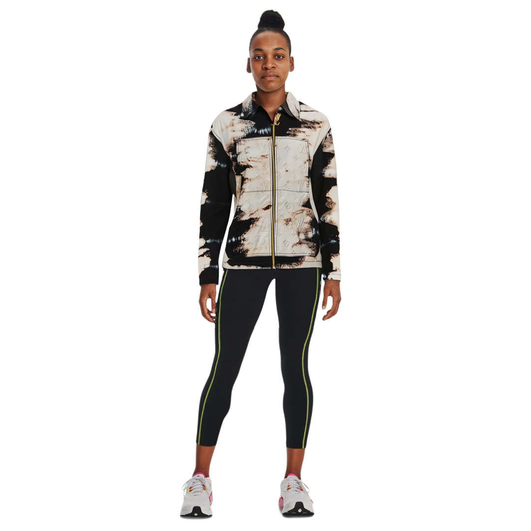 Louis Vuitton FW22 Logo Printed Tie-Dye Zip Work Jacket Multicolor Mens. 1AAH19 圖 5