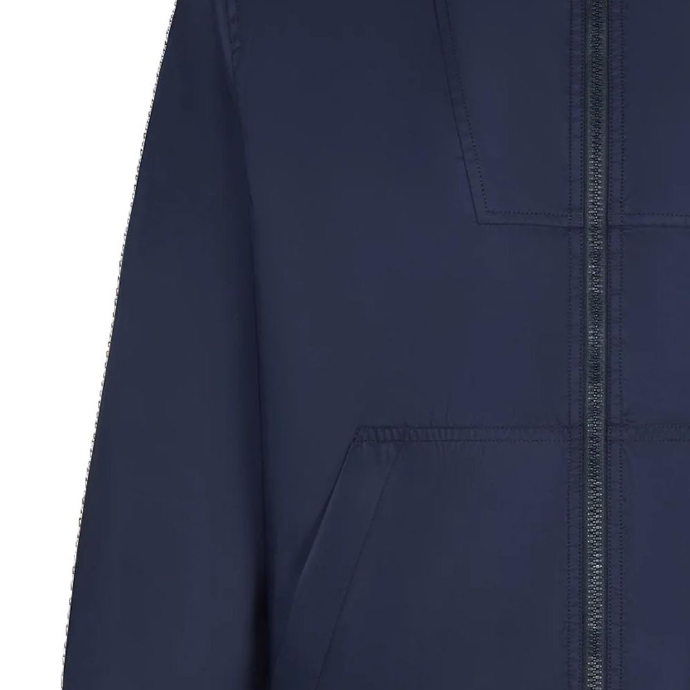 Details for 路易威登 FW22 藍色雙面Logo連帽防風外套 1AAT31