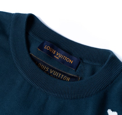 Camiseta Azul LOUIS VUITTON FW22 Logo Manga Corta Moda 1AA4SZ Sizing Camiseta Azul LOUIS VUITTON FW22 Logo Manga Corta Moda 1AA4SZ