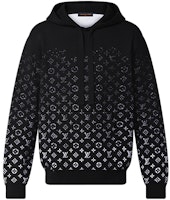 LOUIS VUITTON FW22 Monogram Gradient Hoodie Black . 1AA4Y7 LOUIS VUITTON FW22 Monogram Gradient Hoodie Black . 1AA4Y7