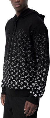 路易威登 FW22 黑色漸層花紋連帽外套 1AA4Y7 Shop 路易威登 FW22 黑色漸層花紋連帽外套 1AA4Y7