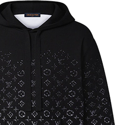 路易威登 FW22 黑色漸層花紋連帽外套 1AA4Y7 Sizing 路易威登 FW22 黑色漸層花紋連帽外套 1AA4Y7