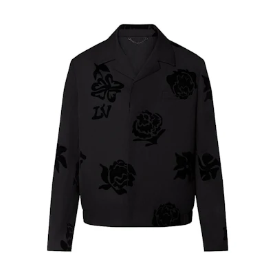 Louis Vuitton FW22 Monogram Long Sleeve Jacket Black 1A9K2U