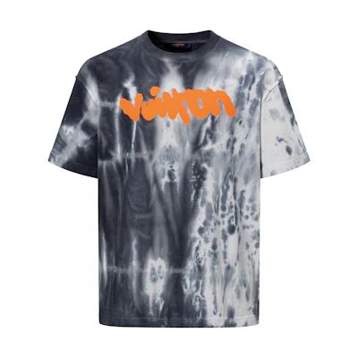 LOUIS VUITTON FW22 Monogram Print Casual T-Shirt Blue Menswear. 1AAGQ8