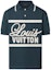 Buy 루이비통 FW22 모노그램 프린트 스트레이트 컷 폴로 셔츠 블루 남성용 1AAGMX