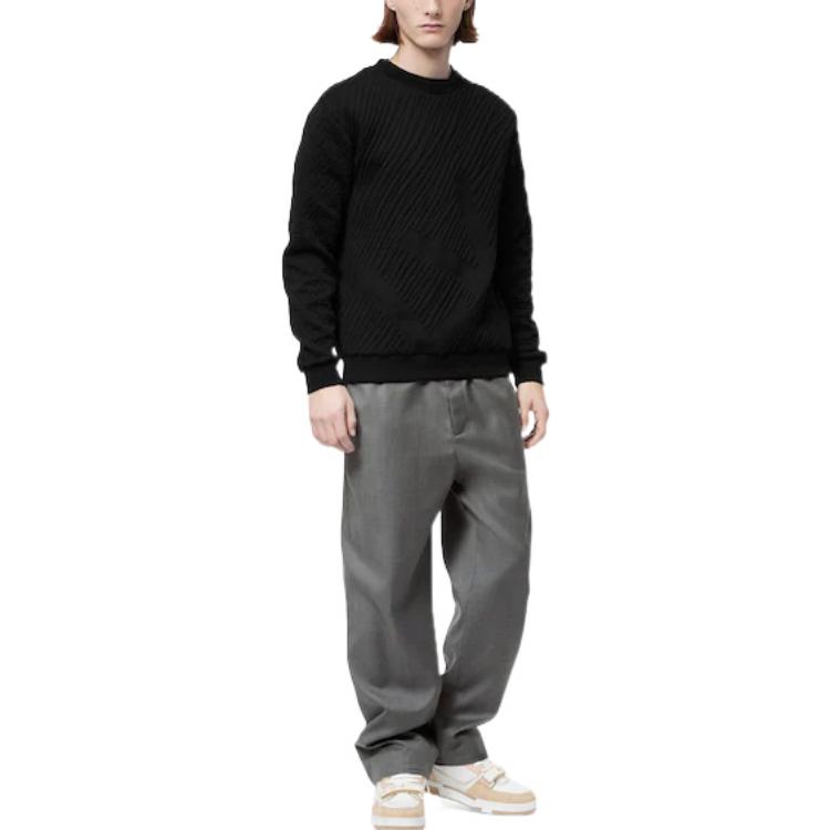 Lookbook ルイ・ヴィトン FW22 モノグラム プルオーバー スウェットシャツ ブラック. 1AA4RM