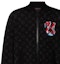 Sizing LOUIS VUITTON FW22 Jaket Hitam Monogram Zip-Up Waist 1AA4XT