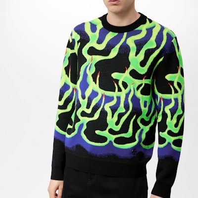 LOUIS VUITTON FW22 Pattern Jacquard Crewneck Sweater Multicolor Pria. 1AA54D Shop LOUIS VUITTON FW22 Pattern Jacquard Crewneck Sweater Multicolor Pria. 1AA54D