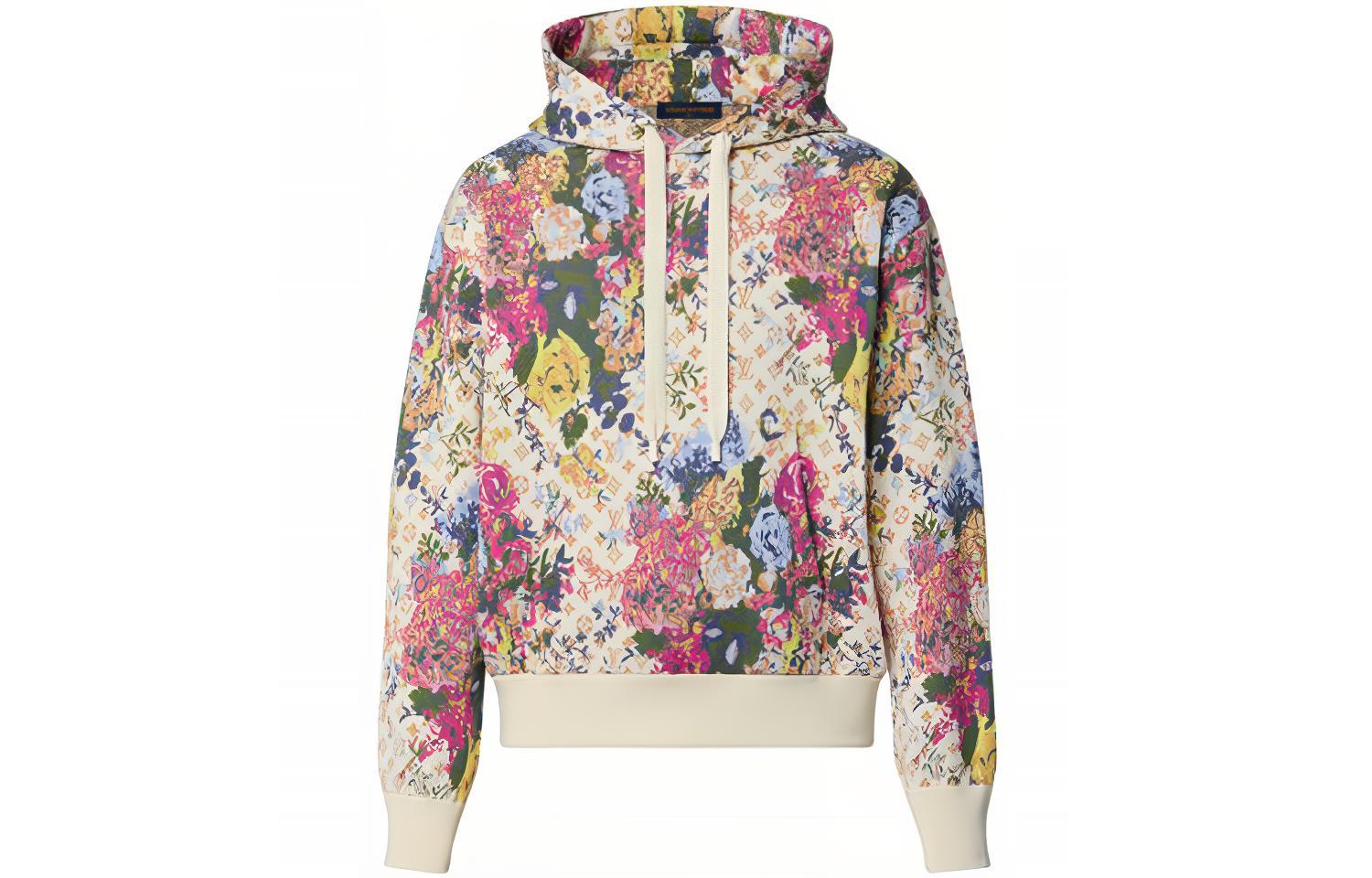 Order LOUIS VUITTON FW22 Pink Monogram Flower Jacquard Hoodie . 1AAGNX