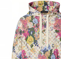 Purchase LOUIS VUITTON 秋冬22粉色Monogram花卉提花連帽衫 1AAGNX