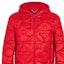 Purchase LOUIS VUITTON FW22 Quilted Monogram Logo Zip-Up Hoodie Jacket Red Mens 1A90HR