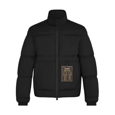 Louis Vuitton FW22 Ski Capsule Monogram Puffer Hooded Jacket Black 1A8WZE
