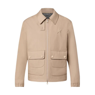 Louis Vuitton FW22 Solid Color Zip Pocket Long-Sleeve Jacket 1AA58X