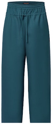 루이 비통 FW22 솔리드 드로스트링 스트레이트 팬츠 남성 피콕 그린. 1AAH0V Buy 루이 비통 FW22 솔리드 드로스트링 스트레이트 팬츠 남성 피콕 그린. 1AAH0V