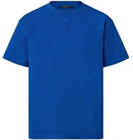 LOUIS VUITTON FW22 Solid Logo Crewneck T-Shirt Blue . 1AA5DV LOUIS VUITTON FW22 Solid Logo Crewneck T-Shirt Blue . 1AA5DV