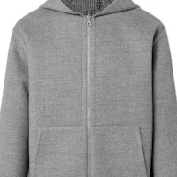 Sizing 路易威登 FW22 男款條紋Logo連帽外套夾克 灰色 1AAUT5