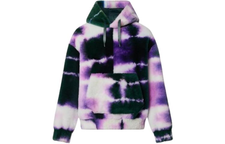 Louis Vuitton FW22 Tie-Dye Wool Pullover Hoodie Purple 1AAI16