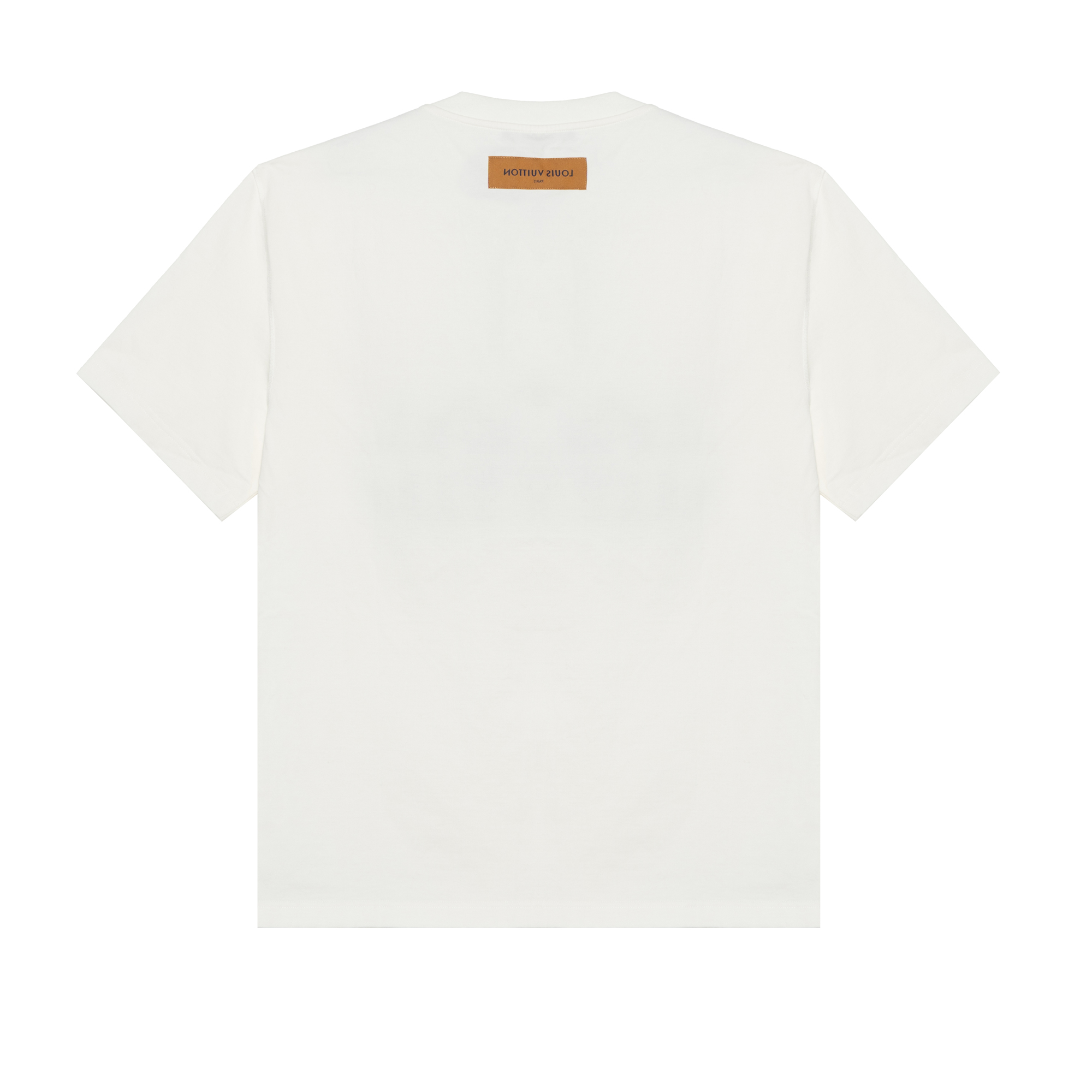 Lookbook LOUIS VUITTON FW22 White Monogram Logo Print Relaxed Fit T-Shirt Mens. 1AAGME