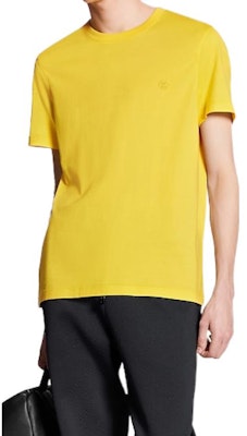LOUIS VUITTON Kemeja-T Kuning FW22 Lelaki Lengan Pendek Logo Cetak 1A7XQW Shop LOUIS VUITTON Kemeja-T Kuning FW22 Lelaki Lengan Pendek Logo Cetak 1A7XQW