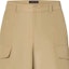 Sizing 루이비통 FW23 베이지 카고 반바지 지퍼 포켓 1ABJIG