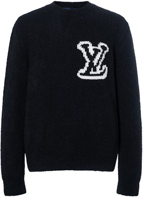 LOUIS VUITTON FW23 Baju Crewneck Hitam Logo Sulaman. 1AF333 Buy LOUIS VUITTON FW23 Baju Crewneck Hitam Logo Sulaman. 1AF333