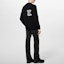 Details for LOUIS VUITTON FW23 Baju Crewneck Hitam Logo Sulaman. 1AF333