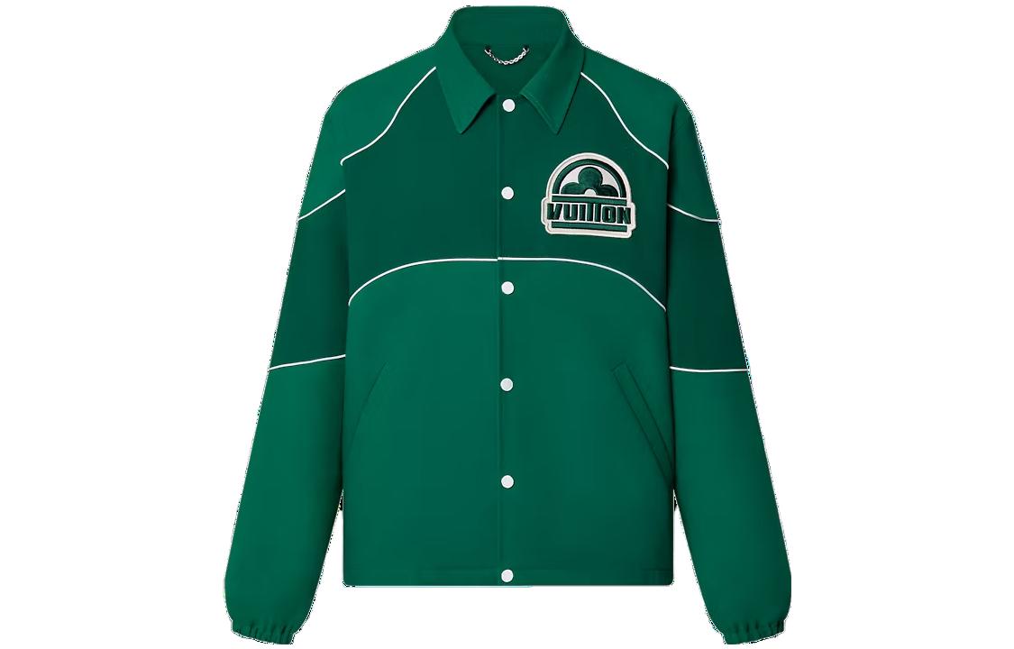 LOUIS VUITTON FW23  Casual Single-Breasted Jacket Green 1ABJ0P