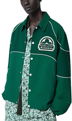 LOUIS VUITTON FW23 Casual Single-Breasted Jacket Green 1ABJ0P Purchase LOUIS VUITTON FW23 Casual Single-Breasted Jacket Green 1ABJ0P