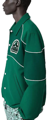 LOUIS VUITTON FW23 Casual Single-Breasted Jacket Green 1ABJ0P Details for LOUIS VUITTON FW23 Casual Single-Breasted Jacket Green 1ABJ0P