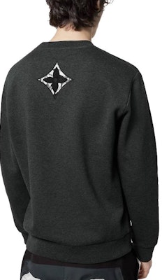 路易威登 FW23 深灰色標誌印花針織圓領長袖毛衣 1AFAZG Shop 路易威登 FW23 深灰色標誌印花針織圓領長袖毛衣 1AFAZG