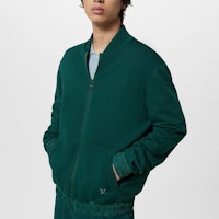 ルイ・ヴィトン FW23 グリーンカラー ジップアップ 長袖セーター 1AF716 Shop ルイ・ヴィトン FW23 グリーンカラー ジップアップ 長袖セーター 1AF716