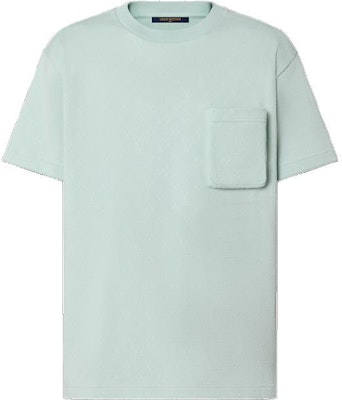 LOUIS VUITTON FW23 Green Solid Pocket Crewneck Casual T-Shirt. 1ABIXC Order LOUIS VUITTON FW23 Green Solid Pocket Crewneck Casual T-Shirt. 1ABIXC