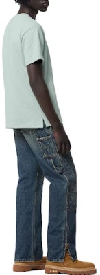 LOUIS VUITTON FW23 Green Solid Pocket Crewneck Casual T-Shirt. 1ABIXC Shop LOUIS VUITTON FW23 Green Solid Pocket Crewneck Casual T-Shirt. 1ABIXC