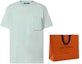 Sizing LOUIS VUITTON FW23 Green Solid Pocket Crewneck Casual T-Shirt. 1ABIXC