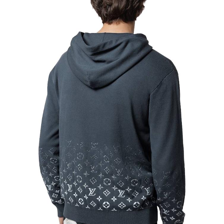 Details for 路易威登 FW23 灰色連帽衫 字母徽標印花款式 1AFAQ3
