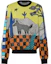 Order LOUIS VUITTON FW23 Jacquard Knit Sweater with Cartoon Animal Pattern Multicolor 1ABJ87