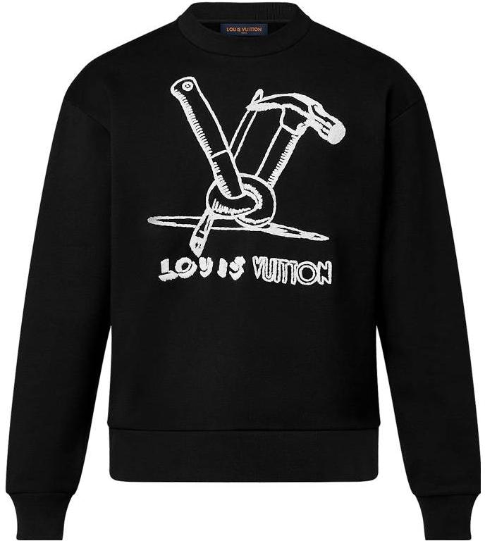 louis-vuitton-fw-23-logo-embroidered-crewneck-sweatshirt-black-1-aby-3-l