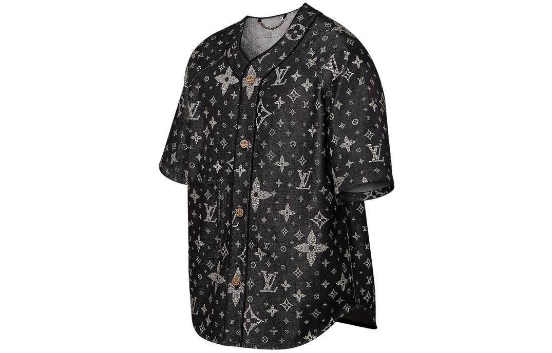 Purchase ルイ・ヴィトン FW23 ロゴプリント カジュアル 半袖シャツ マルチカラー 1AF352