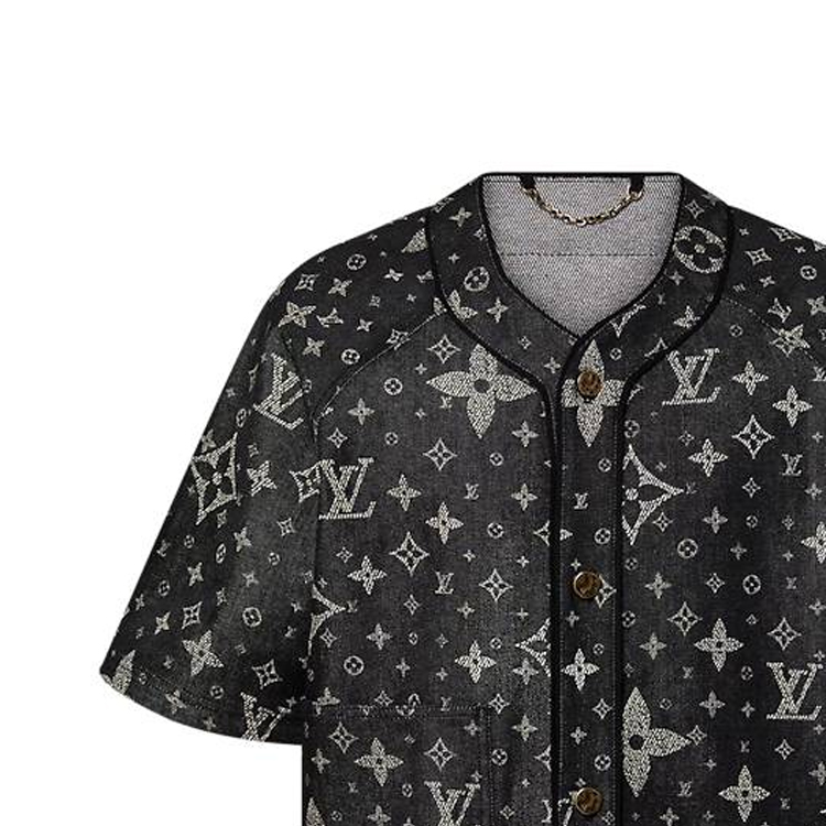 Details for ルイ・ヴィトン FW23 ロゴプリント カジュアル 半袖シャツ マルチカラー 1AF352