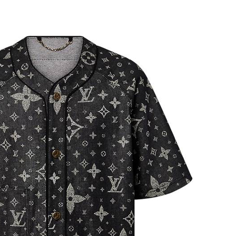 Sizing ルイ・ヴィトン FW23 ロゴプリント カジュアル 半袖シャツ マルチカラー 1AF352