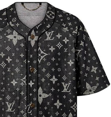ルイ・ヴィトン FW23 ロゴプリント カジュアル 半袖シャツ マルチカラー 1AF352 Sizing ルイ・ヴィトン FW23 ロゴプリント カジュアル 半袖シャツ マルチカラー 1AF352