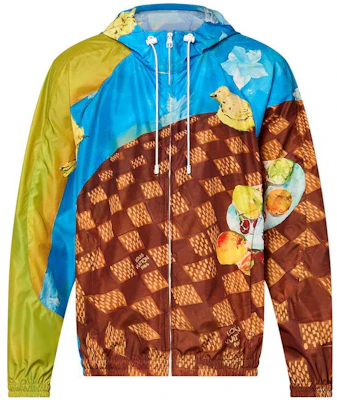 路易威登 FW23 印花拉鍊防風外套 多彩配色 1ABXSH Buy 路易威登 FW23 印花拉鍊防風外套 多彩配色 1ABXSH