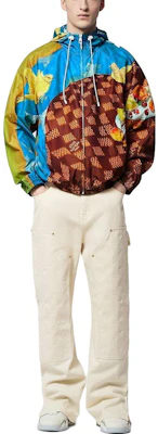 路易威登 FW23 印花拉鍊防風外套 多彩配色 1ABXSH Lookbook 路易威登 FW23 印花拉鍊防風外套 多彩配色 1ABXSH