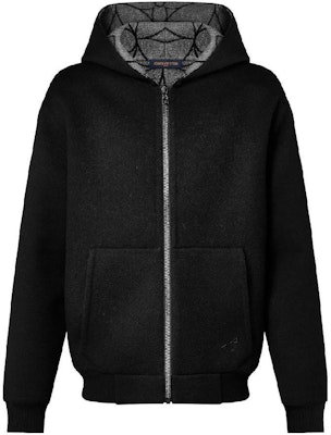 LOUIS VUITTON FW23 Reversible Hoodie with Ribbed Cuffs Black 1AFA90 Order LOUIS VUITTON FW23 Reversible Hoodie with Ribbed Cuffs Black 1AFA90