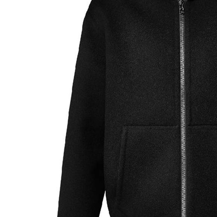 Cheap LOUIS VUITTON FW23  Reversible Hoodie with Ribbed Cuffs Black 1AFA90