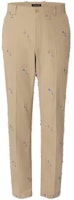 LOUIS VUITTON FW23 Beige Casual Pants with Logo Jacquard Pattern. 1ABJIR LOUIS VUITTON FW23 Beige Casual Pants with Logo Jacquard Pattern. 1ABJIR