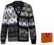 Order LOUIS VUITTON FW23 Black V-Neck Logo Knit Cardigan Long Sleeve Sweater 1AF342