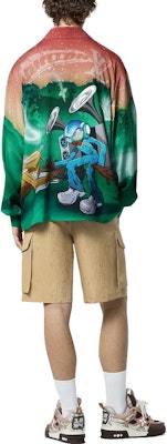 Camiseta de Manga Larga LOUIS VUITTON FW23 Logo de Caricatura Multicolor Hombre 1ABJ0I Shop Camiseta de Manga Larga LOUIS VUITTON FW23 Logo de Caricatura Multicolor Hombre 1ABJ0I